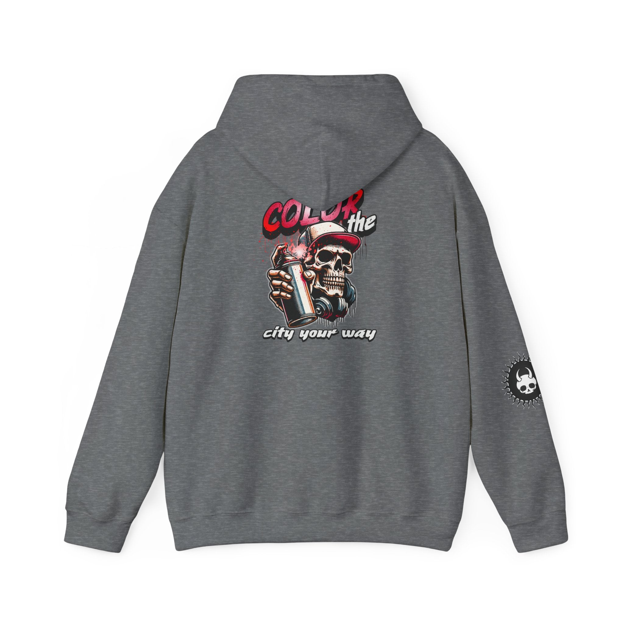 Color The City You Way - Unisex Heavy Blend™ Hooded Sweatshirt - Damned Threads